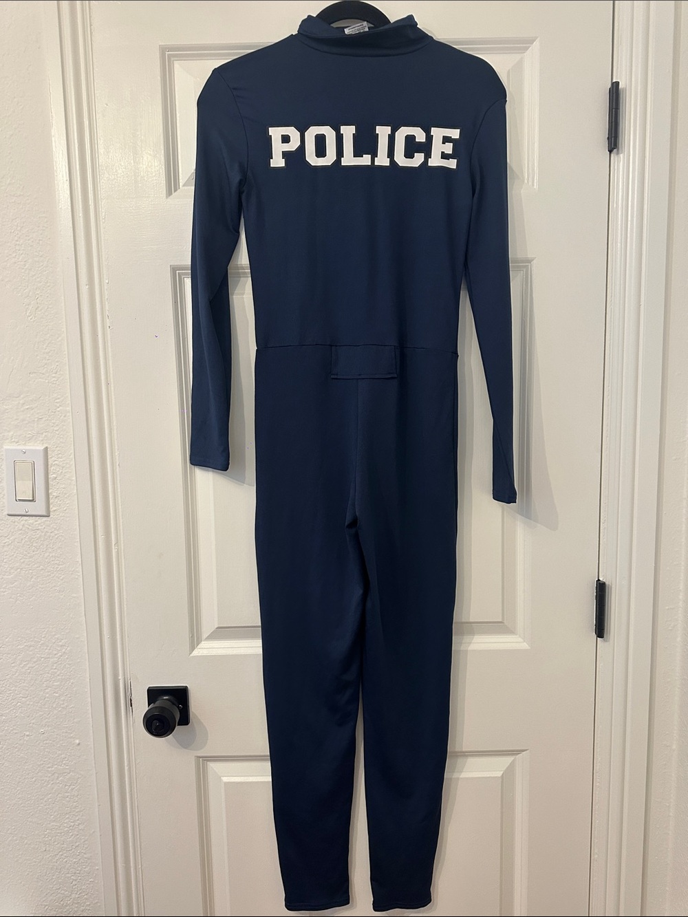 Spirit Navy and White 'POLICE' One-Piece Costume